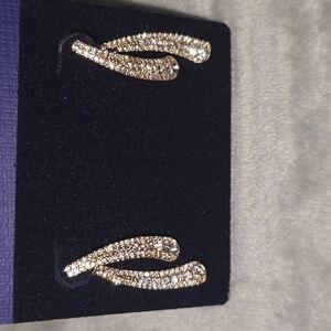 SUGARFIX by Baublebar Gold Drop Crystal Earrings